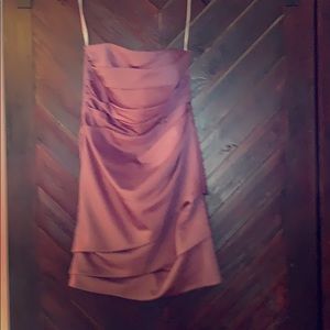 Purple bridesmaid's dress